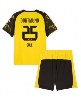 Borussia Dortmund Niklas Sule #25 Maglia Gara Casa Repliche 2025-26 Bambino Maniche Corte